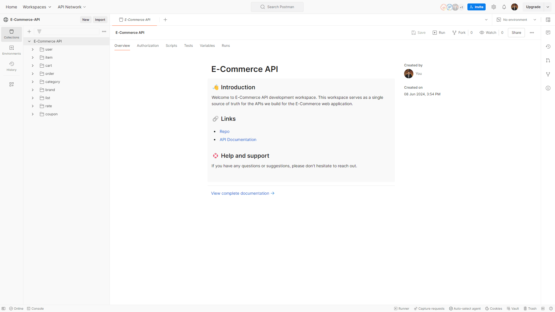 E-Commerce API